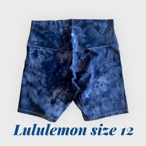 Lululemon size 12 align shorts 8”